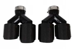 Set terminali carbonio 4x102mm TL769G
