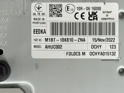 Ford Puma MK2 Radionavigaation Lukija OEM M1BT-18K810-ZNA