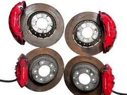 Bremscheiben & Bremssattel Set Porsche Cayenne OEM 7P5615105BD