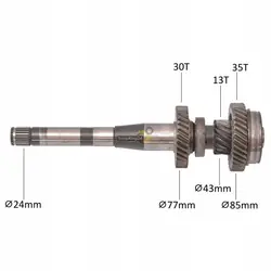 Arbre d'entrée 3 02E DQ250 DSG d'occasion - Volkswagen OE