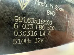 Porsche Toeter OEM 99163516500 - Gebruikte Staat