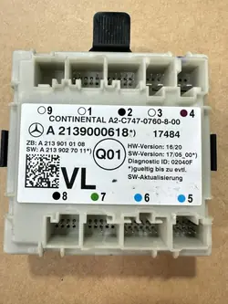 Módulo de puerta delantera izquierda OEM A2139000618 Mercedes Clase E