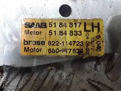 Fensterheber Saab 9-5 2006 5184817