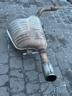 Audi OE 4F0253411N Komplett Avgasljuddämpare