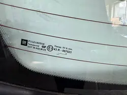 Vitre arrière Opel Astra G II OEM 13121117 AG