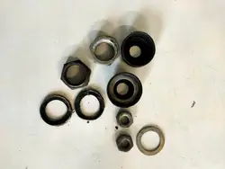 Conjunto montagem limpa-vidros dianteiro Mercedes 107 - Usado