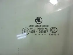 OEM AK-12-725591 Etuovi vasen lasi Skoda Fabia II
