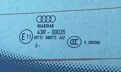 Vitre arrière Audi A8 S8 D4 4H 2009-2017 OEM
