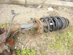 Ammortizzatore anteriore sinistro + molla Opel Meriva I A 1.8 16v