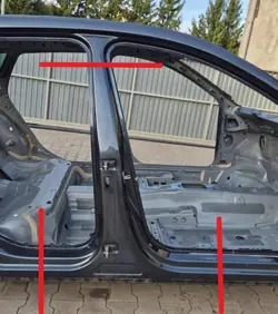 S7H Höger tröskelpelare - Cupra OE Begagnad