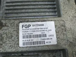 Unidade de controle do motor Fiat Panda Punto Doblo 1.3 Diesel