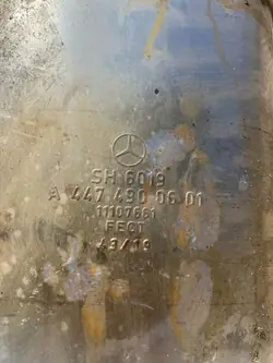 Silencieux Mercedes-Benz V Class W447 2019 A4474900701