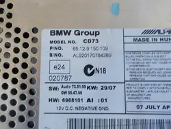 BMW OEM 9150109 Professional CD Radio - Gebraucht