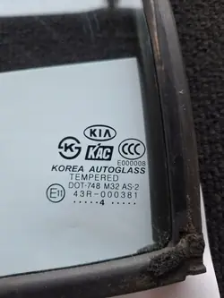 Vitre latérale petite arrière droit Kia Picanto I OEM 6262525072