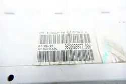 Ecrã Peugeot 307 OEM 9652809977 - Usado