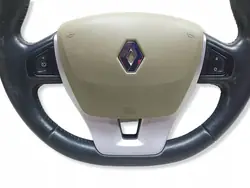 Volante Cuero OEM 149756KASACJA con Airbag Renault