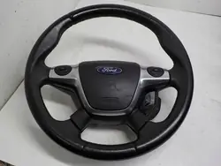 Volante de Couro Ford OE com Airbag Lado Condutor