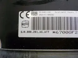 SEAT OE Airbag 6J0880201AG LZGT - Förares sida