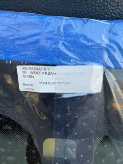 OEM 3aa845011 framruta för Volkswagen PASSAT B7