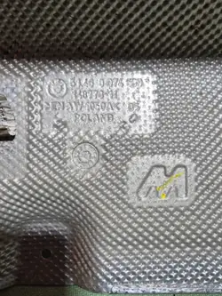 BMW M3 G80 G81 Äänenvaimennin lämpösuoja OEM 8074689