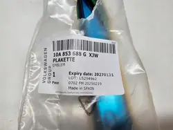 OEM 10A853688G VW ID3 Oikea lokasuojan kyltti