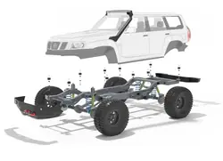 Kit de surélévation Nissan Patrol GU4 50mm ZL590