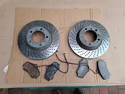 Disques et plaquettes SEBRO 205823/205824 Arrière Porsche 911