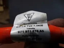 Porsche OE Latauskaapelin pistoke OEM HYBRYDA 971971676AS