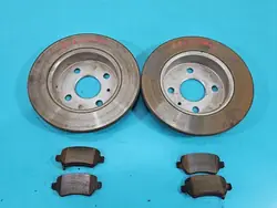 2x Discos de Travão Traseiros Pastilhas Opel Meriva A 240mm OEM IMPRK1506832