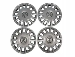 4× Coprimozzi Opel OE Originali 14" Argento