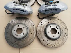 Mercedes AMG Jarrukahvat & Kiekot Etu OEM TYL KOMPLET SWAP 43