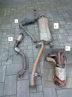 Auspuff Schalldämpfer Lexus NX 300h OEM FRVRR