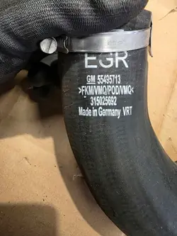 EGR-putki OEM 55495713 Opel Insignia B 2.0 CDTI:lle