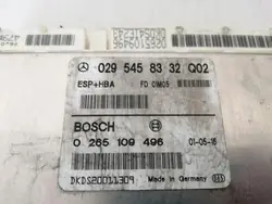 Contrôleur de pompe ABS OEM 0295458332 pour Mercedes-Benz A