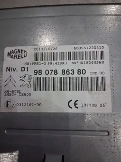 OEM 9807886380 Fabriksradio för Citroen C4 Picasso II