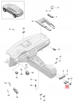 Presa di Carica USB PORSCHE MACAN 95B035222