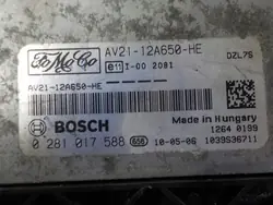 Unidade controle motor Ford AV21-12A650-HE 0281017588