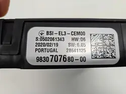 Unidad BSI y caja fusibles CITROEN C3 III 9830707680