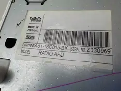 Radio CD Ford Fiesta MK7 OEM 8A6T-18C815-BK