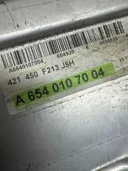 Intercooler Mercedes A6540107004 - Pièce OE d'occasion