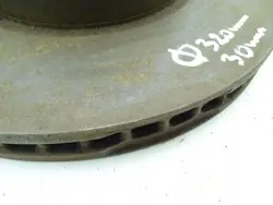 Disque de frein avant Mercedes W140 OEM #69 320mm