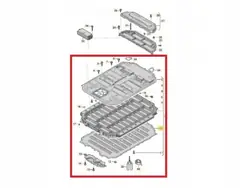 OEM 4KE801967 Akkukotelo Audi E-Tron 95kWh:lle