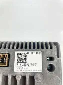 Écran de navigation Nissan OEM 280915X03A pour NP300 Navara