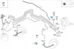 Kit de Lignes de Frein OEM pour Mercedes SL R230