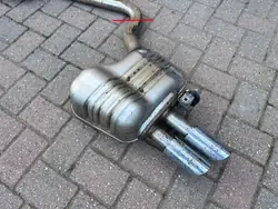 Audi OE Uitlaat Demper OEM 8W0253611D Gebruikt
