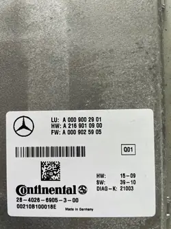 Module Radar Mercedes OEM a0009002901 pour W212 W218 CLS