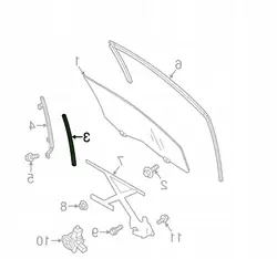 Joint Guide Vitre Arrière OEM 5705A277 - Occasion