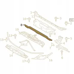 BMW 4 G22 G23 G26 20- Suporte de viga dianteira central MRT-2033589