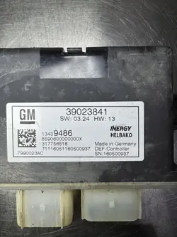 Módulo de controlo AdBlue OEM 13439486 para Opel Zafira C