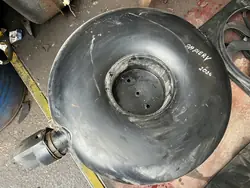 Tanque de gas LPG 34L con documentos